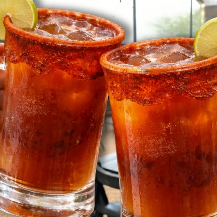 Micheladas preparadas en Tex Grill